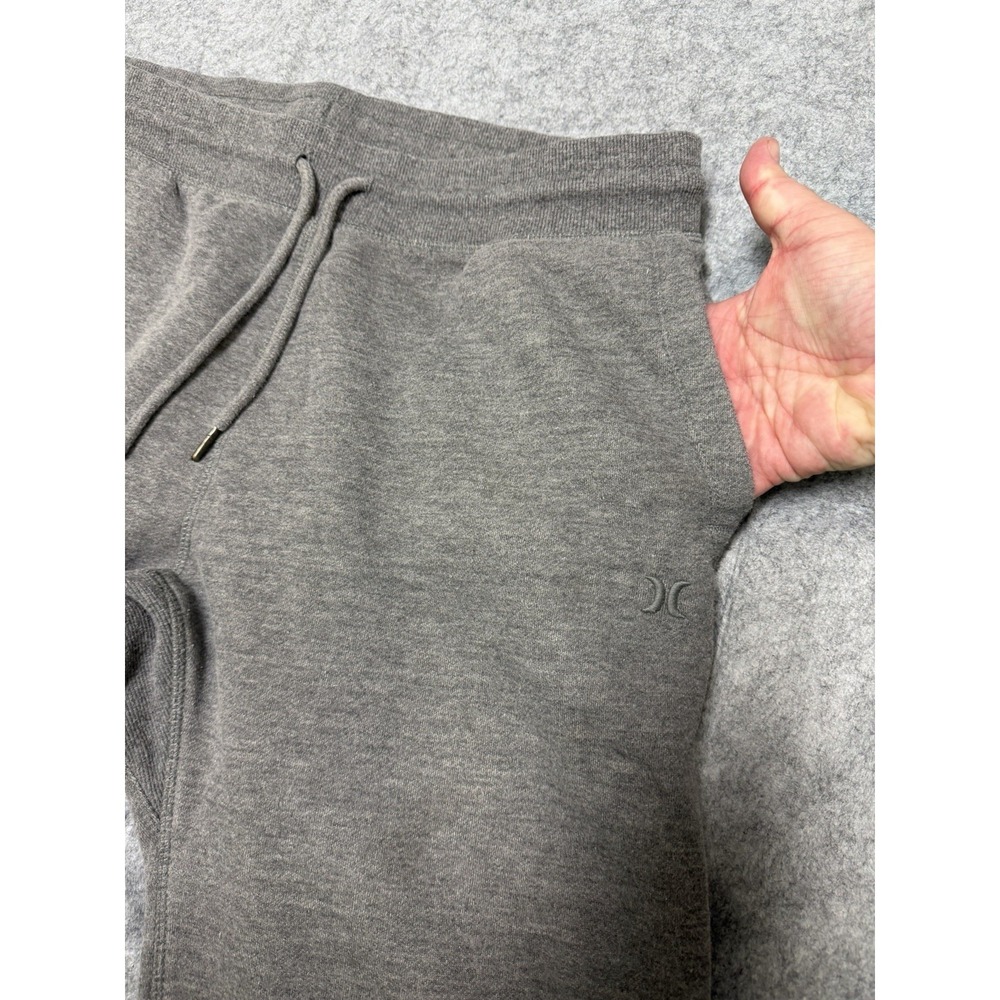 Hurley sk8 grey sweatpants joggers, men's large - Picture 3 of 9